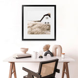 Shop Coastal Barn (Square) Photo Art Print-Boho, Brown, Coastal, Hamptons, Neutrals, Photography, Scandinavian, Square, View All-framed poster wall decor artwork