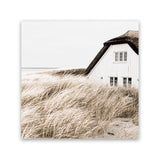 Shop Coastal Barn (Square) Photo Canvas Art Print-Boho, Brown, Coastal, Hamptons, Neutrals, Photography Canvas Prints, Scandinavian, Square, View All-framed wall decor artwork