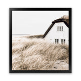 Shop Coastal Barn (Square) Photo Art Print-Boho, Brown, Coastal, Hamptons, Neutrals, Photography, Scandinavian, Square, View All-framed poster wall decor artwork