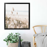 Shop Coastal Grass (Square) Photo Art Print-Boho, Botanicals, Coastal, Florals, Hamptons, Neutrals, Photography, Scandinavian, Square, View All-framed poster wall decor artwork