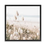 Shop Coastal Grass (Square) Photo Canvas Art Print-Boho, Botanicals, Coastal, Florals, Hamptons, Neutrals, Photography Canvas Prints, Scandinavian, Square, View All-framed wall decor artwork
