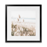 Shop Coastal Grass (Square) Photo Art Print-Boho, Botanicals, Coastal, Florals, Hamptons, Neutrals, Photography, Scandinavian, Square, View All-framed poster wall decor artwork