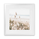 Shop Coastal Grass (Square) Photo Art Print-Boho, Botanicals, Coastal, Florals, Hamptons, Neutrals, Photography, Scandinavian, Square, View All-framed poster wall decor artwork