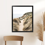 Shop Coastal Path I Photo Art Print-Boho, Brown, Coastal, Green, Nature, Photography, Portrait, View All-framed poster wall decor artwork