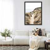 Shop Coastal Path I Photo Canvas Art Print-Boho, Brown, Coastal, Green, Nature, Photography, Photography Canvas Prints, Portrait, View All-framed wall decor artwork