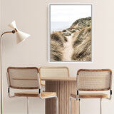 Shop Coastal Path I Photo Canvas Art Print-Boho, Brown, Coastal, Green, Nature, Photography, Photography Canvas Prints, Portrait, View All-framed wall decor artwork