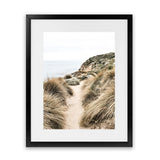 Shop Coastal Path I Photo Art Print-Boho, Brown, Coastal, Green, Nature, Photography, Portrait, View All-framed poster wall decor artwork