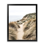 Shop Coastal Path I Photo Art Print-Boho, Brown, Coastal, Green, Nature, Photography, Portrait, View All-framed poster wall decor artwork