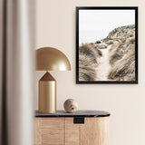 Shop Coastal Path II Photo Art Print-Boho, Brown, Coastal, Green, Nature, Photography, Portrait, View All-framed poster wall decor artwork