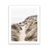 Shop Coastal Path II Photo Art Print-Boho, Brown, Coastal, Green, Nature, Photography, Portrait, View All-framed poster wall decor artwork