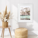 Shop Puglia View I Photo Art Print-Amalfi Coast Italy, Boho, Coastal, Green, Neutrals, Photography, Portrait, View All-framed poster wall decor artwork
