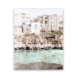 Shop Puglia View I Photo Art Print-Amalfi Coast Italy, Boho, Coastal, Green, Neutrals, Photography, Portrait, View All-framed poster wall decor artwork