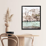 Shop Puglia View I Photo Art Print-Amalfi Coast Italy, Boho, Coastal, Green, Neutrals, Photography, Portrait, View All-framed poster wall decor artwork