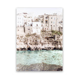 Shop Puglia View I Photo Canvas Art-Amalfi Coast Italy, Boho, Coastal, Green, Neutrals, Photography, Photography Canvas Prints, Portrait, View All-framed wall decor artwork