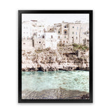 Shop Puglia View I Photo Art Print-Amalfi Coast Italy, Boho, Coastal, Green, Neutrals, Photography, Portrait, View All-framed poster wall decor artwork