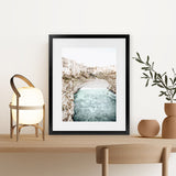 Shop Puglia View II Photo Art Print-Amalfi Coast Italy, Blue, Boho, Coastal, Neutrals, Photography, Portrait, View All-framed poster wall decor artwork