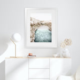 Shop Puglia View II Photo Art Print-Amalfi Coast Italy, Blue, Boho, Coastal, Neutrals, Photography, Portrait, View All-framed poster wall decor artwork