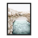 Shop Puglia View II Photo Canvas Art-Amalfi Coast Italy, Blue, Boho, Coastal, Neutrals, Photography, Photography Canvas Prints, Portrait, View All-framed wall decor artwork