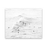Shop Surf Swell B&W Photo Art Print-Coastal, Landscape, Photography, View All, White-framed poster wall decor artwork