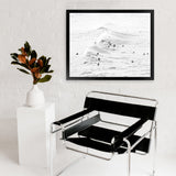 Shop Surf Swell B&W Photo Art Print-Coastal, Landscape, Photography, View All, White-framed poster wall decor artwork