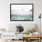 Shop Underwater Horizon II Photo Canvas Art Print-Blue, Coastal, Green, Landscape, Photography, Photography Canvas Prints, Tropical, View All-framed wall decor artwork