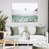 Shop Underwater Horizon II Photo Canvas Art Print-Blue, Coastal, Green, Landscape, Photography, Photography Canvas Prints, Tropical, View All-framed wall decor artwork