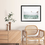 Shop Underwater Horizon II Photo Art Print-Blue, Boho, Coastal, Green, Landscape, Photography, Tropical, View All-framed poster wall decor artwork