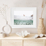 Shop Underwater Horizon II Photo Art Print-Blue, Boho, Coastal, Green, Landscape, Photography, Tropical, View All-framed poster wall decor artwork