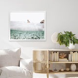 Shop Underwater Horizon II Photo Art Print-Blue, Boho, Coastal, Green, Landscape, Photography, Tropical, View All-framed poster wall decor artwork