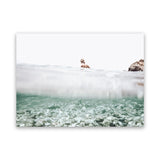 Shop Underwater Horizon II Photo Canvas Art Print-Blue, Coastal, Green, Landscape, Photography, Photography Canvas Prints, Tropical, View All-framed wall decor artwork