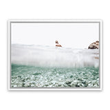 Shop Underwater Horizon II Photo Canvas Art Print-Blue, Coastal, Green, Landscape, Photography, Photography Canvas Prints, Tropical, View All-framed wall decor artwork