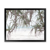 Shop Pandanus Palm Beach Photo Art Print-Botanicals, Coastal, Green, Landscape, Nature, Photography, Tropical, View All-framed poster wall decor artwork