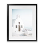 Shop Santorini Summer I Photo Art Print-Boho, Coastal, Greece, Photography, Portrait, View All, White-framed poster wall decor artwork