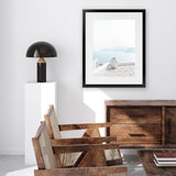 Shop Santorini Summer III Photo Art Print-Boho, Coastal, Greece, Photography, Portrait, View All, White-framed poster wall decor artwork