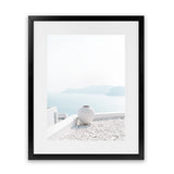 Shop Santorini Summer III Photo Art Print-Boho, Coastal, Greece, Photography, Portrait, View All, White-framed poster wall decor artwork