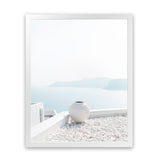 Shop Santorini Summer III Photo Art Print-Boho, Coastal, Greece, Photography, Portrait, View All, White-framed poster wall decor artwork