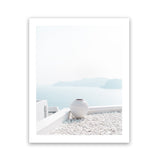 Shop Santorini Summer III Photo Art Print-Boho, Coastal, Greece, Photography, Portrait, View All, White-framed poster wall decor artwork