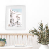 Shop Positano Villa Photo Art Print-Amalfi Coast Italy, Coastal, Photography, Portrait, View All, White-framed poster wall decor artwork