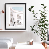 Shop Positano Villa Photo Art Print-Amalfi Coast Italy, Coastal, Photography, Portrait, View All, White-framed poster wall decor artwork
