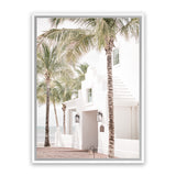 Shop Island Breeze I Photo Canvas Art Print-Boho, Coastal, Green, Photography, Photography Canvas Prints, Portrait, Tropical, View All, White-framed wall decor artwork