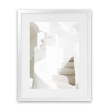 Shop Old Steps Photo Art Print-Amalfi Coast Italy, Boho, Greece, Neutrals, Photography, Portrait, View All, White-framed poster wall decor artwork