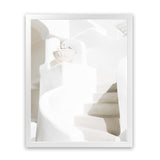 Shop Old Steps Photo Art Print-Amalfi Coast Italy, Boho, Greece, Neutrals, Photography, Portrait, View All, White-framed poster wall decor artwork