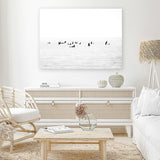 Shop Surf Point Photo Canvas Art Print-Boho, Coastal, Landscape, Photography, Photography Canvas Prints, Tropical, View All, White-framed wall decor artwork