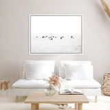 Shop Surf Point Photo Canvas Art Print-Boho, Coastal, Landscape, Photography, Photography Canvas Prints, Tropical, View All, White-framed wall decor artwork