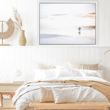Shop Last Surf Photo Canvas Art Print-Boho, Coastal, Landscape, Neutrals, Photography, Photography Canvas Prints, Tropical, View All, White-framed wall decor artwork