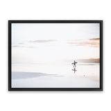 Shop Last Surf Photo Canvas Art Print-Boho, Coastal, Landscape, Neutrals, Photography, Photography Canvas Prints, Tropical, View All, White-framed wall decor artwork