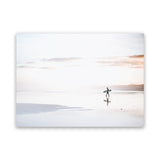 Shop Last Surf Photo Canvas Art Print-Boho, Coastal, Landscape, Neutrals, Photography, Photography Canvas Prints, Tropical, View All, White-framed wall decor artwork