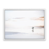 Shop Last Surf Photo Canvas Art Print-Boho, Coastal, Landscape, Neutrals, Photography, Photography Canvas Prints, Tropical, View All, White-framed wall decor artwork