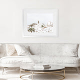 Shop White City Photo Art Print-Amalfi Coast Italy, Boho, Coastal, Landscape, Photography, View All, White-framed poster wall decor artwork