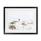 Shop White City Photo Art Print-Amalfi Coast Italy, Boho, Coastal, Landscape, Photography, View All, White-framed poster wall decor artwork